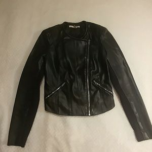 Faux leather jacket